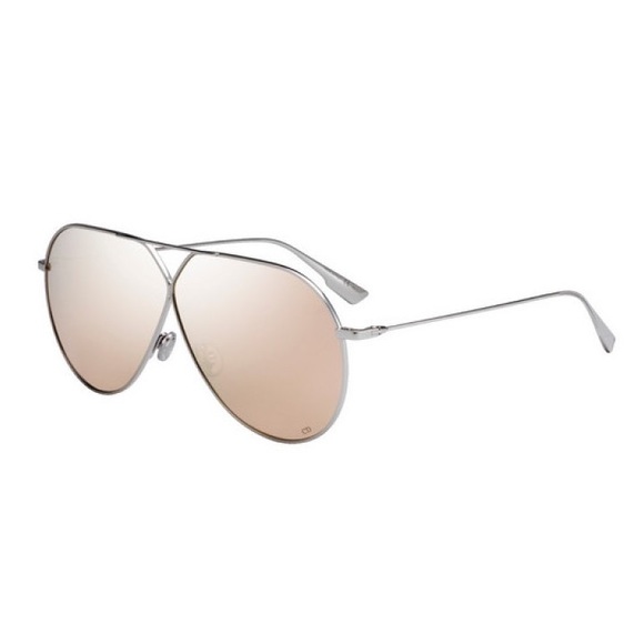 DIOR DIORSTELLAIRE3 Palladium/Gold Mirrored Unisex Aviator Sunglasses - Picture 3 of 4